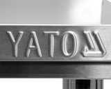 Masa lucru inox cu tablie Yato YG-09023 1400x600mm - imagine produs 14