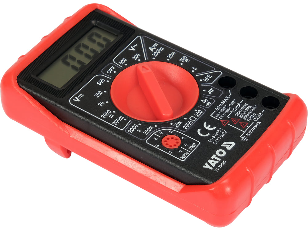 Multimetru digital YATO YT-73080, AC/DC 500 V, 5 A - imagine produs 3