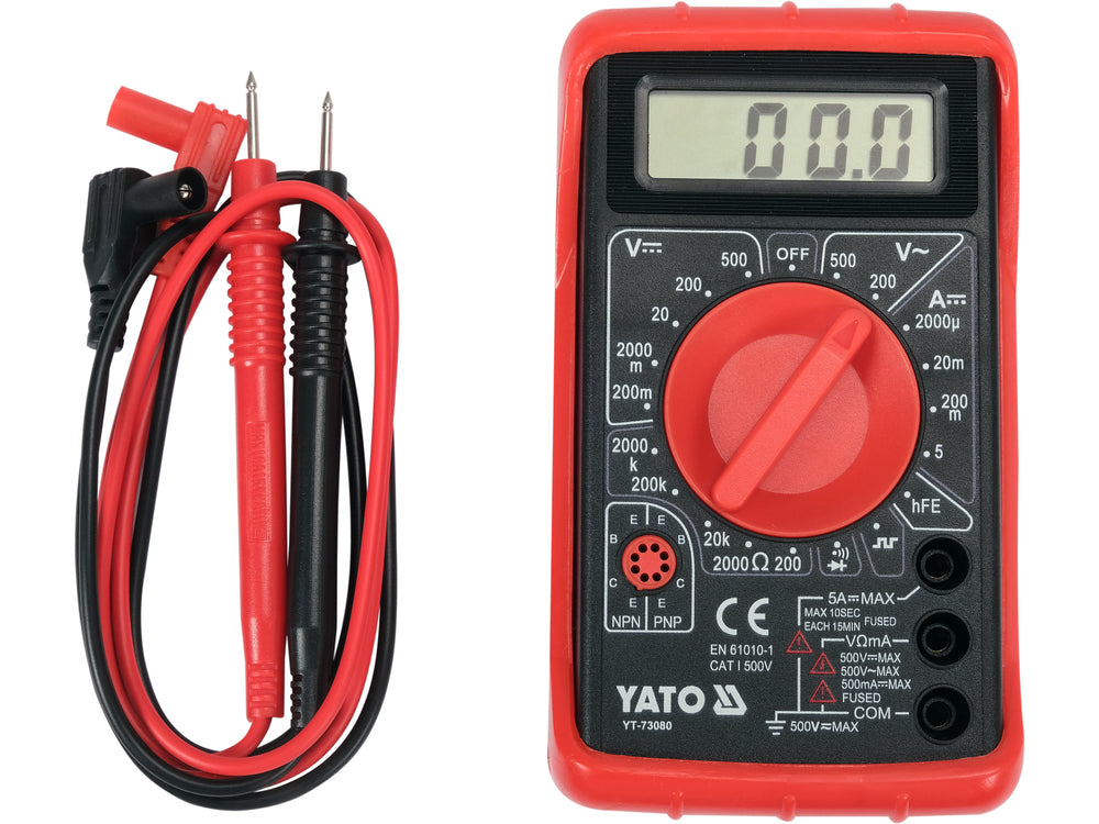 Multimetru Digital Yato YT-73080 detaliu selectori