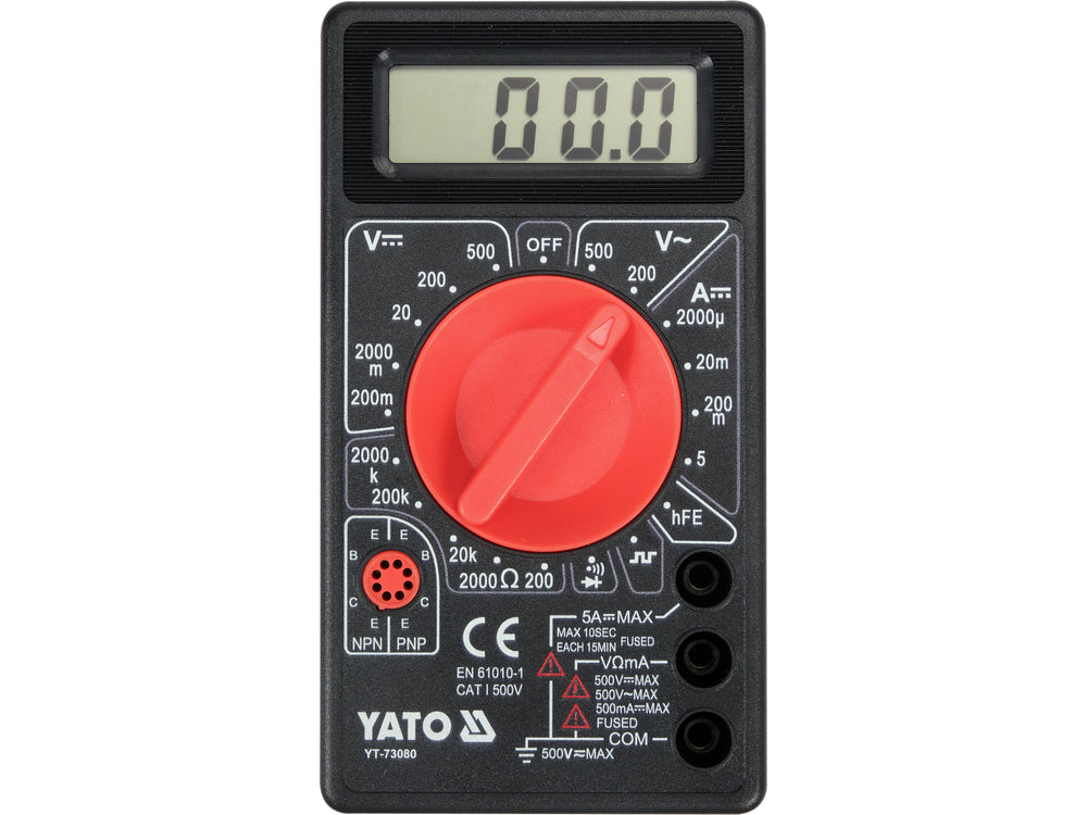 Multimetru digital YATO YT-73080, AC/DC 500 V, 5 A - imagine produs 6