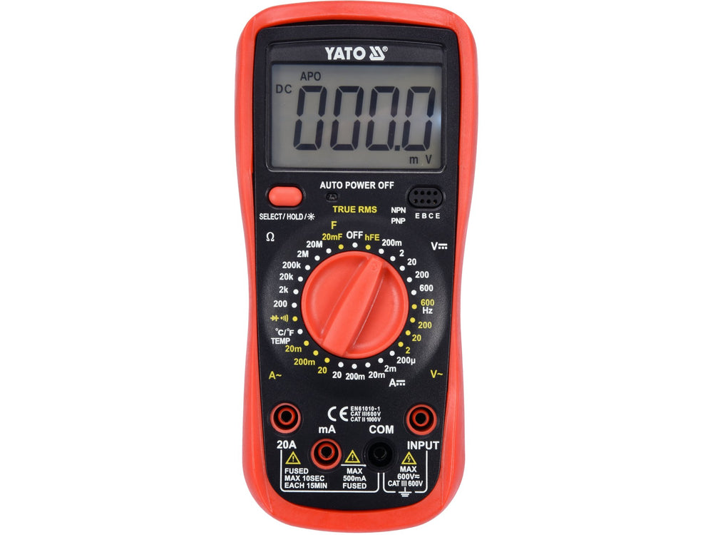 Multimetru Digital TRUE RMS Yato YT-73083