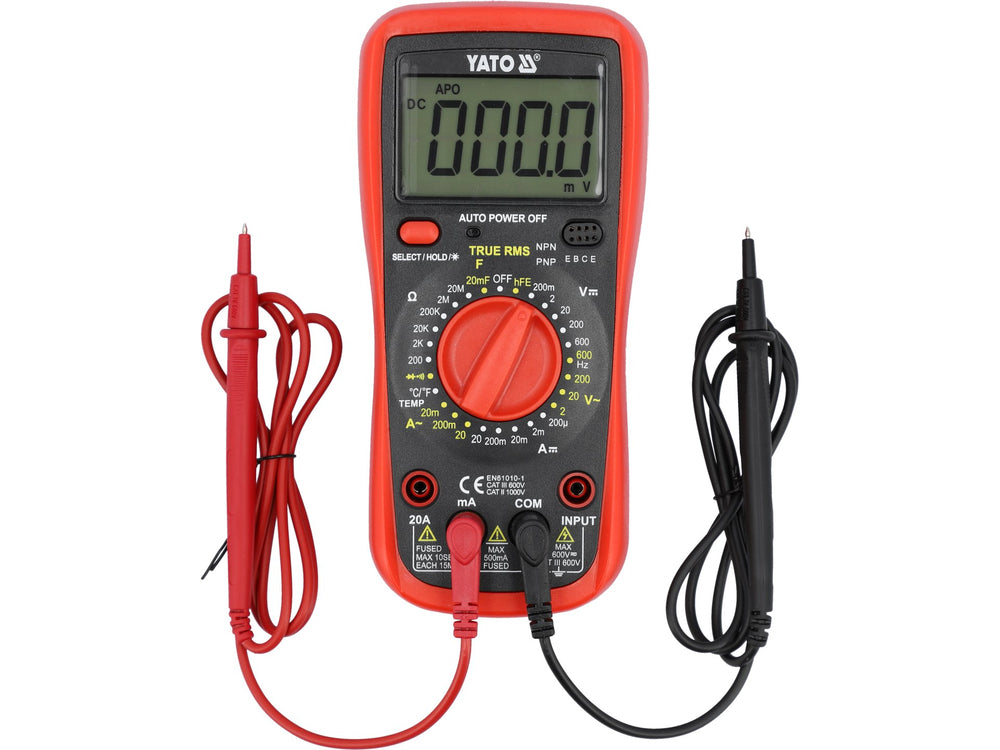Multimetru Digital TRUE RMS Yato YT-73083 - detaliu