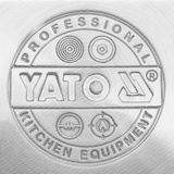Oala Profesionala Inox cu Capac Yato YG-00042 8L 28x13 cm Inductie - imagine produs 4