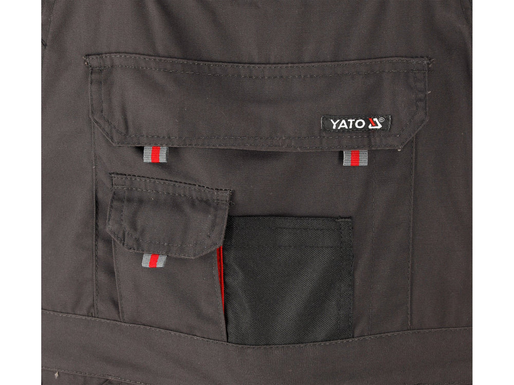 Pantaloni de lucru cu pieptar Yato YT-80153 BASALT marimea M