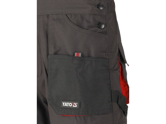 Pantaloni de lucru cu pieptar Yato YT-80153 BASALT marimea M