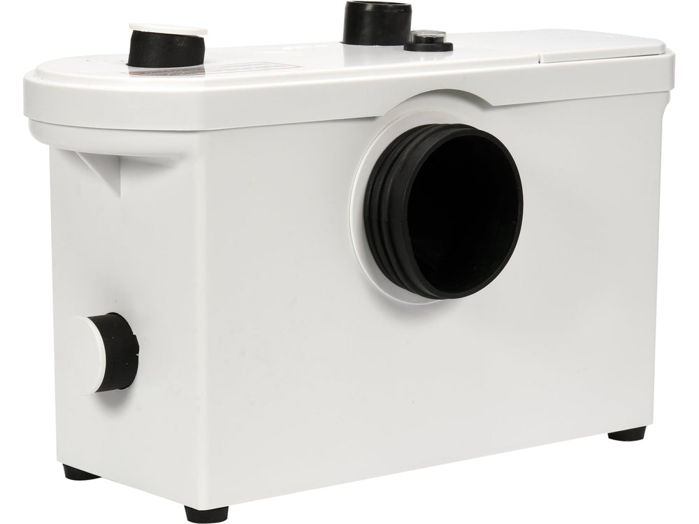 Pompa sanitara WC 600W Fala 75951 - detaliu supapa retinere si conexiuni