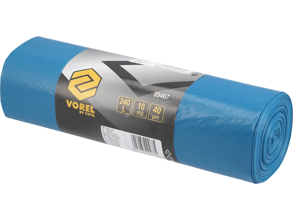 Saci deseuri 240L Vorel 09467 - detaliu material LDPE