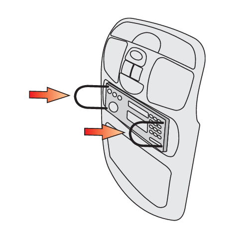 Componente set extractoare radio auto Yato YT-0838