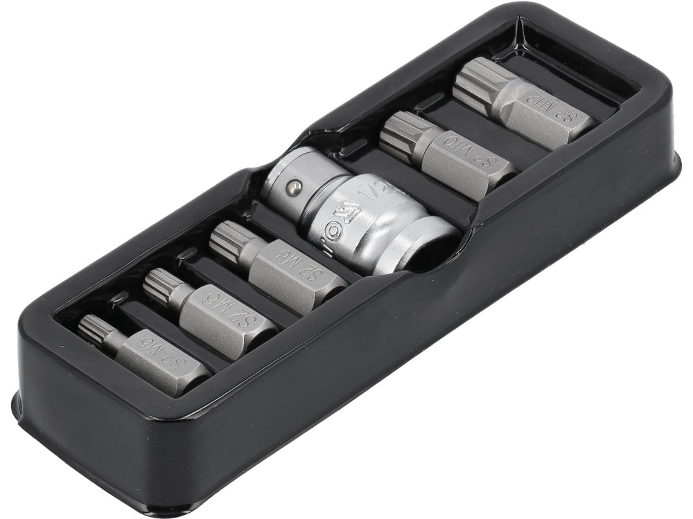 Set biti Spline Yato YT-0414 cu adaptor, detaliu produs