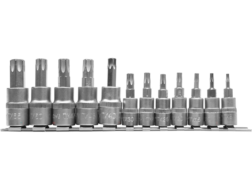 Set biti Torx cu adaptor Yato YT-04331, 12 piese