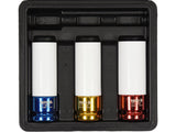 Set tubulare impact protejate YATO YT-1056, 17-21 mm, 3 piese - imagine produs 1