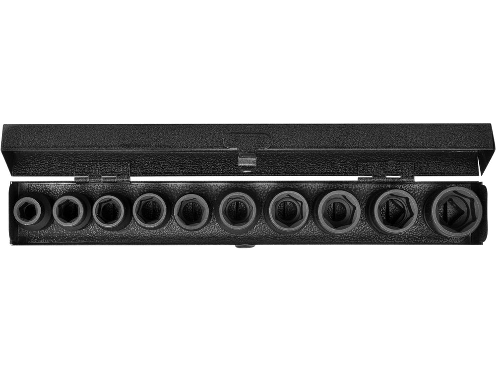Set tubulare impact YATO YT-1025, 1/2 inch, 10-22 mm, 10 piese - imagine produs 4