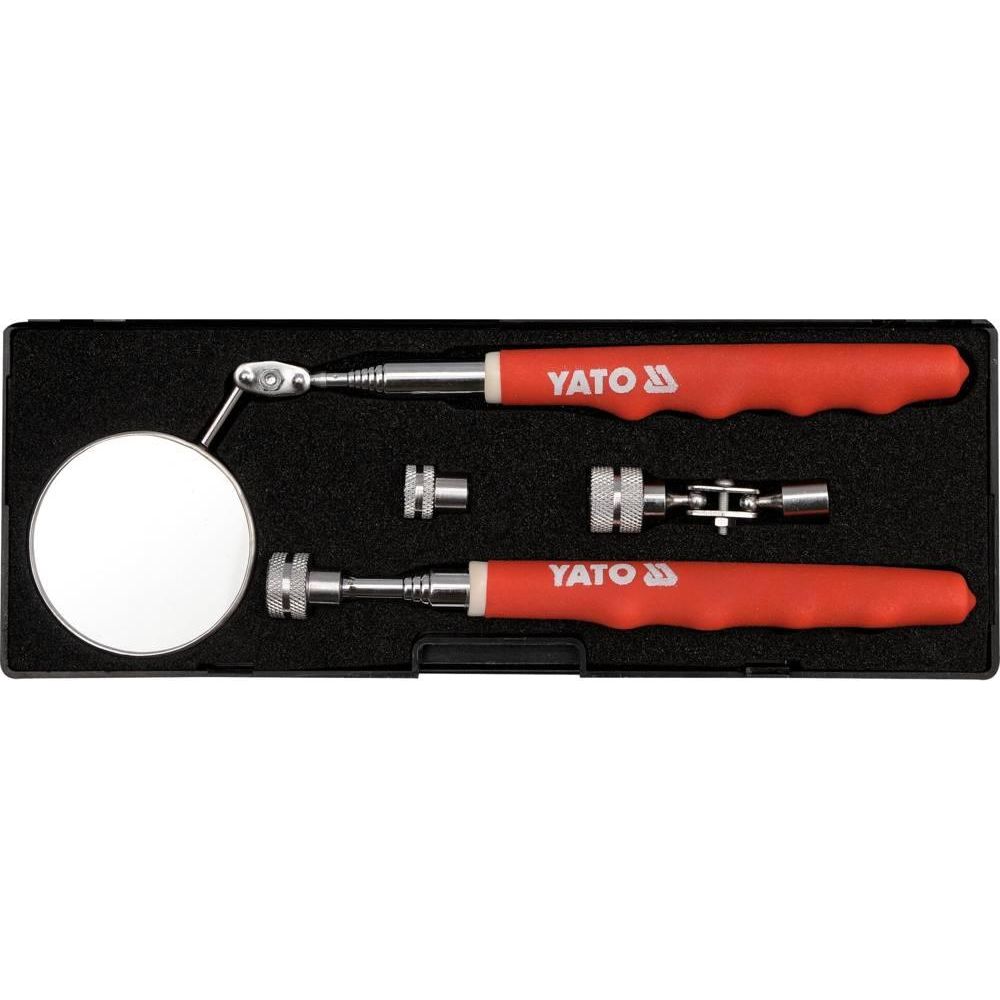 Set control oglinda, tija magnet Yato YT-0662, 4 piese - ZEP.RO - Ți-e la îndemână!