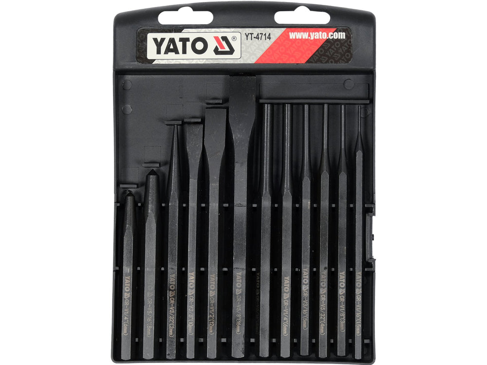 Set dalti si dornuri de impact 12 piese Yato YT-4714
