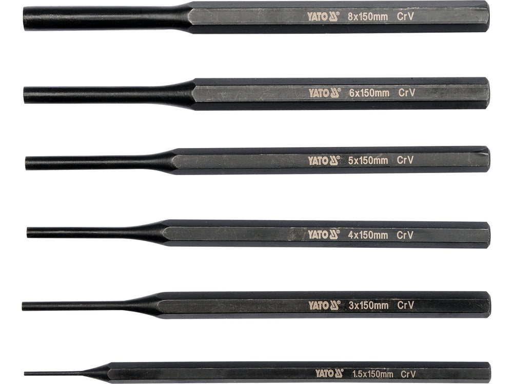 Set dornuri paralele 150 mm 6 piese Yato YT-47121