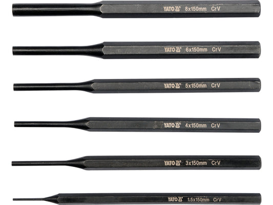 Set dornuri paralele 150 mm 6 piese Yato YT-47121