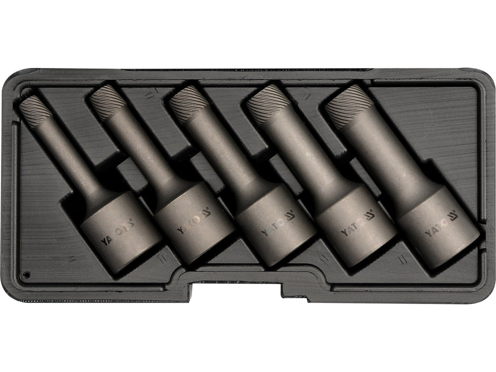 Set Extractoare Suruburi 5 Buc, 1/2'' Yato YT-0624