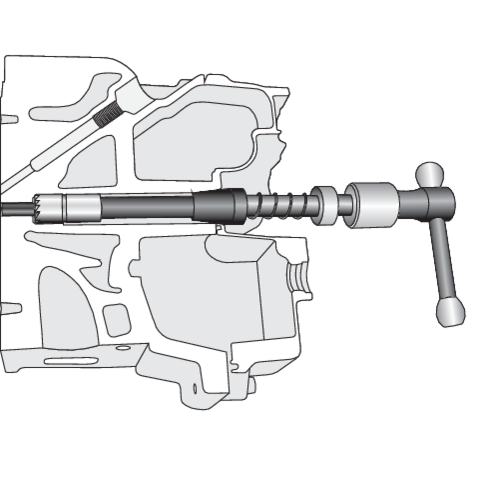 Set freze scaun injectoare Common Rail Yato YT-17625 8 piese - imagine produs 2