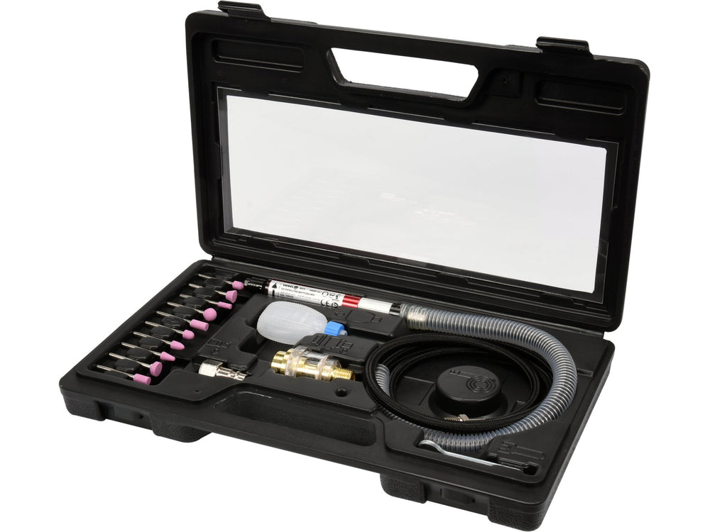 Set Mini Freza Pneumatica 16 Piese Vorel 80970