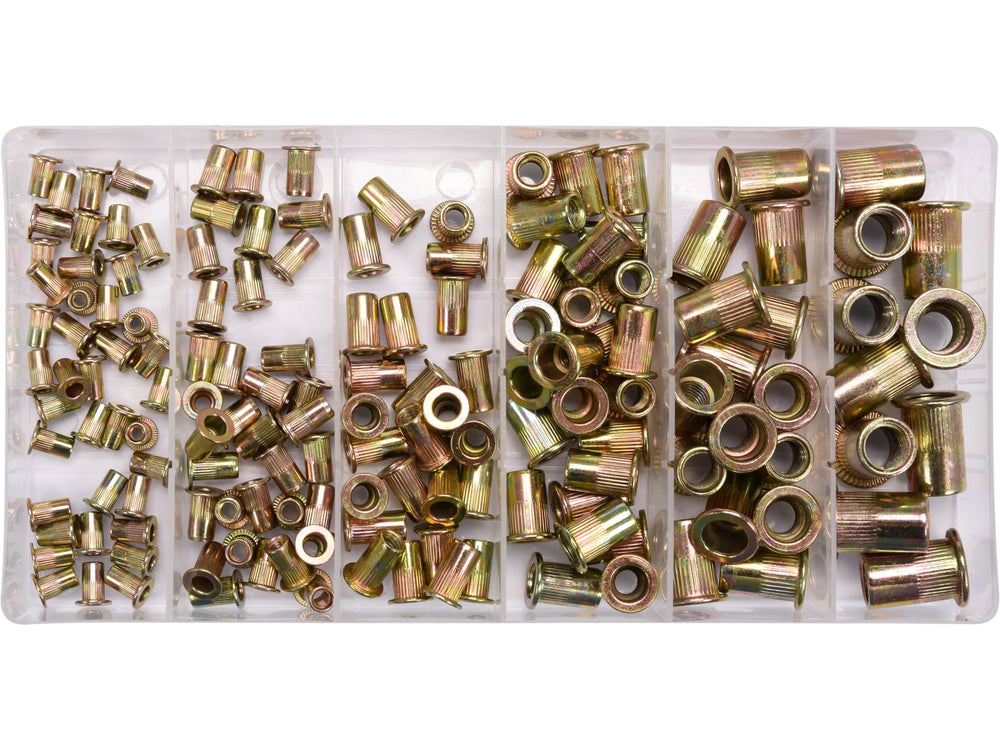 Set piulite nituibile otel M3-M10 150 buc Yato YT-36481