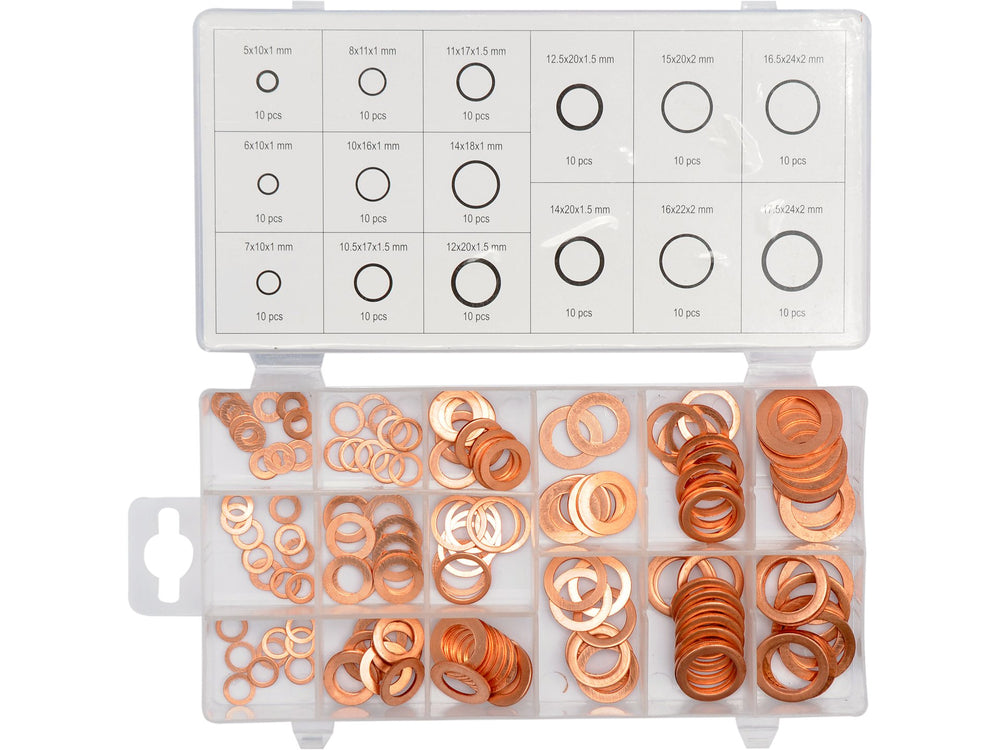 Set saibe din cupru 150 buc Yato YT-06871 vedere 2