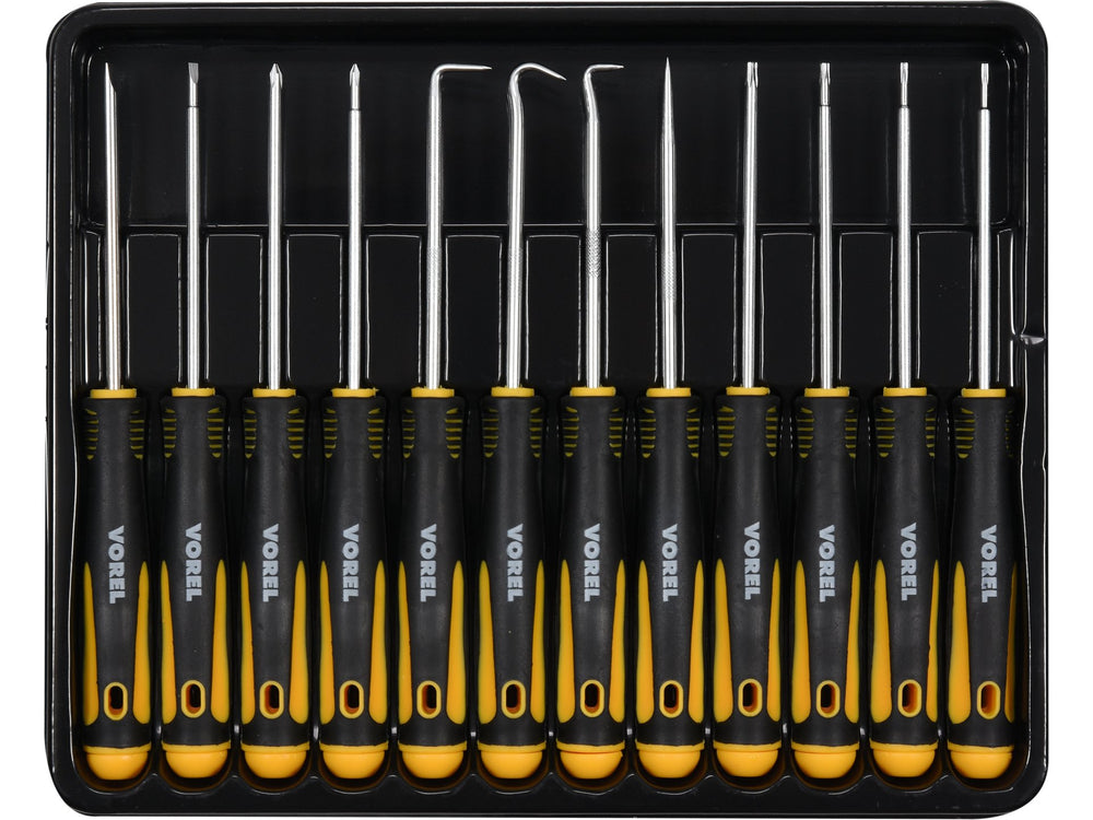 Set surubelnite precizie 12 piese CrV Vorel 64555