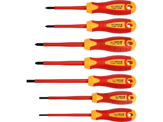 Set surubelnite VDE izolate 1000V 7 piese Yato YT-2828