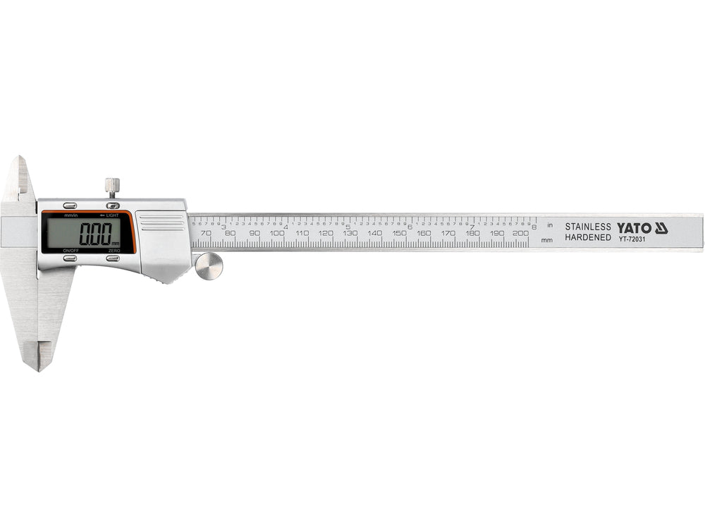 Subler Digital 200mm Ecran cu Iluminare Yato YT-72031