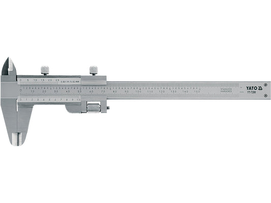 Subler inox 150 mm precizie 0.02 mm Yato YT-7200