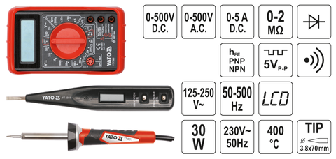 Trusa electricieni Yato YT-39009 - imagine oficiala 1