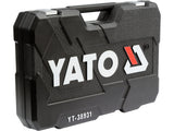 Trusa tubulare Yato YT-38931, organizarea celor 173 piese