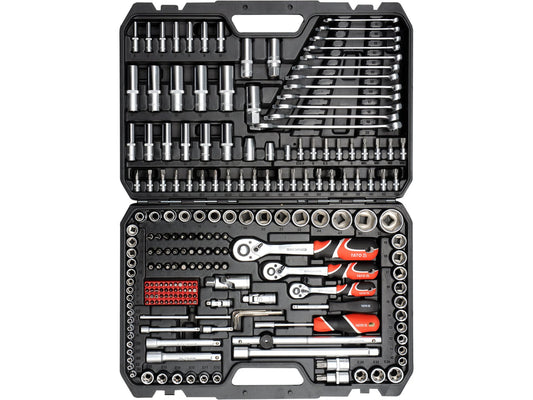 Trusa tubulare chei combinate antrenor 216 piese Yato YT-73080