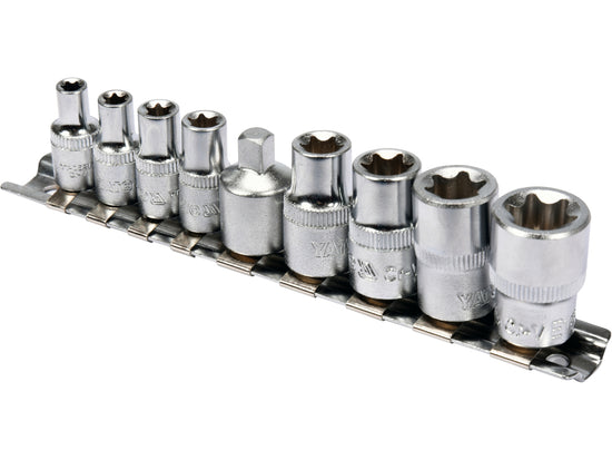 Trusa tubulare Torx YATO YT-0520, E5-E16, 9 piese - imagine produs 2