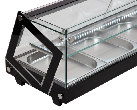 Vitrina frigorifica sushi Yato YG-05007 5x1/2 GN - imagine produs 10