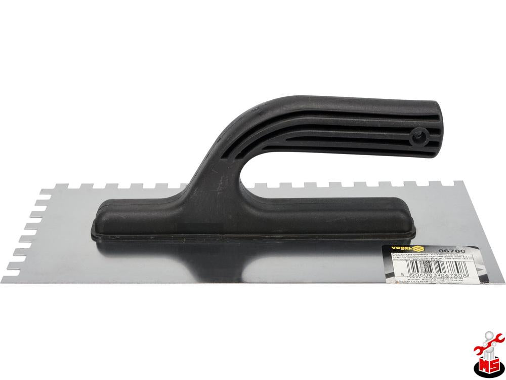 Gletiera inox crestata Vorel 06780 125x270 mm dinti 8x8 mm