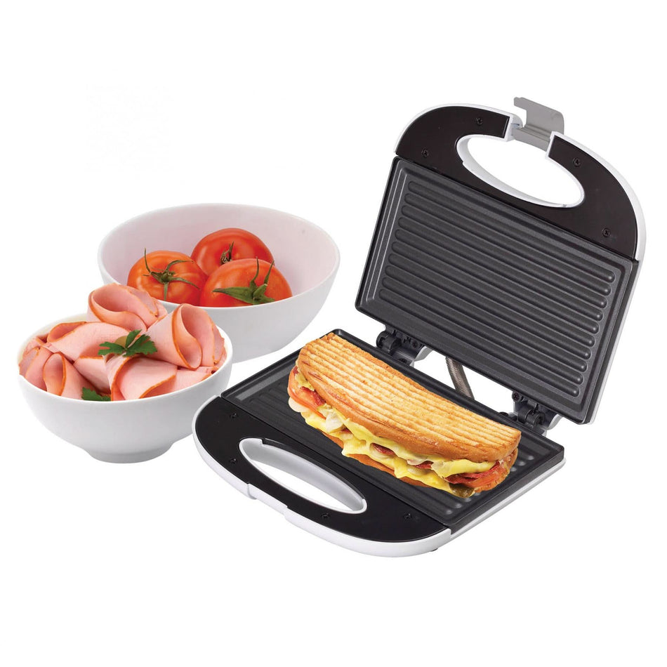 Sandwichmaker Panini HG P 01 – 750W, capacitate 2 sandwich-uri
