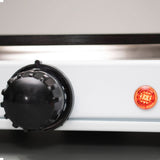 Plita portabila dubla HG R 02WH, 2500W, 2 resouri cu termostat și reglaj temperatura