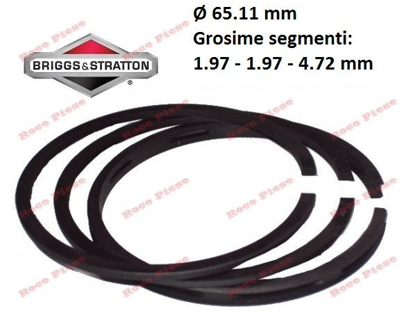 Set segmenti motor Briggs & Stratton 65.11 mm