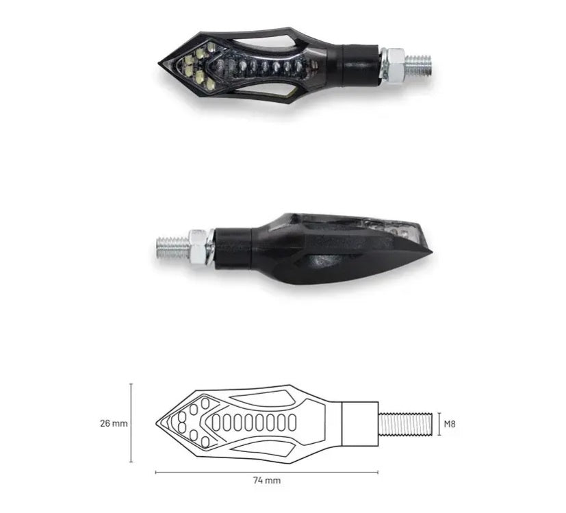 Semnale led scuter / motocicleta ''Globe'' - vedere 5