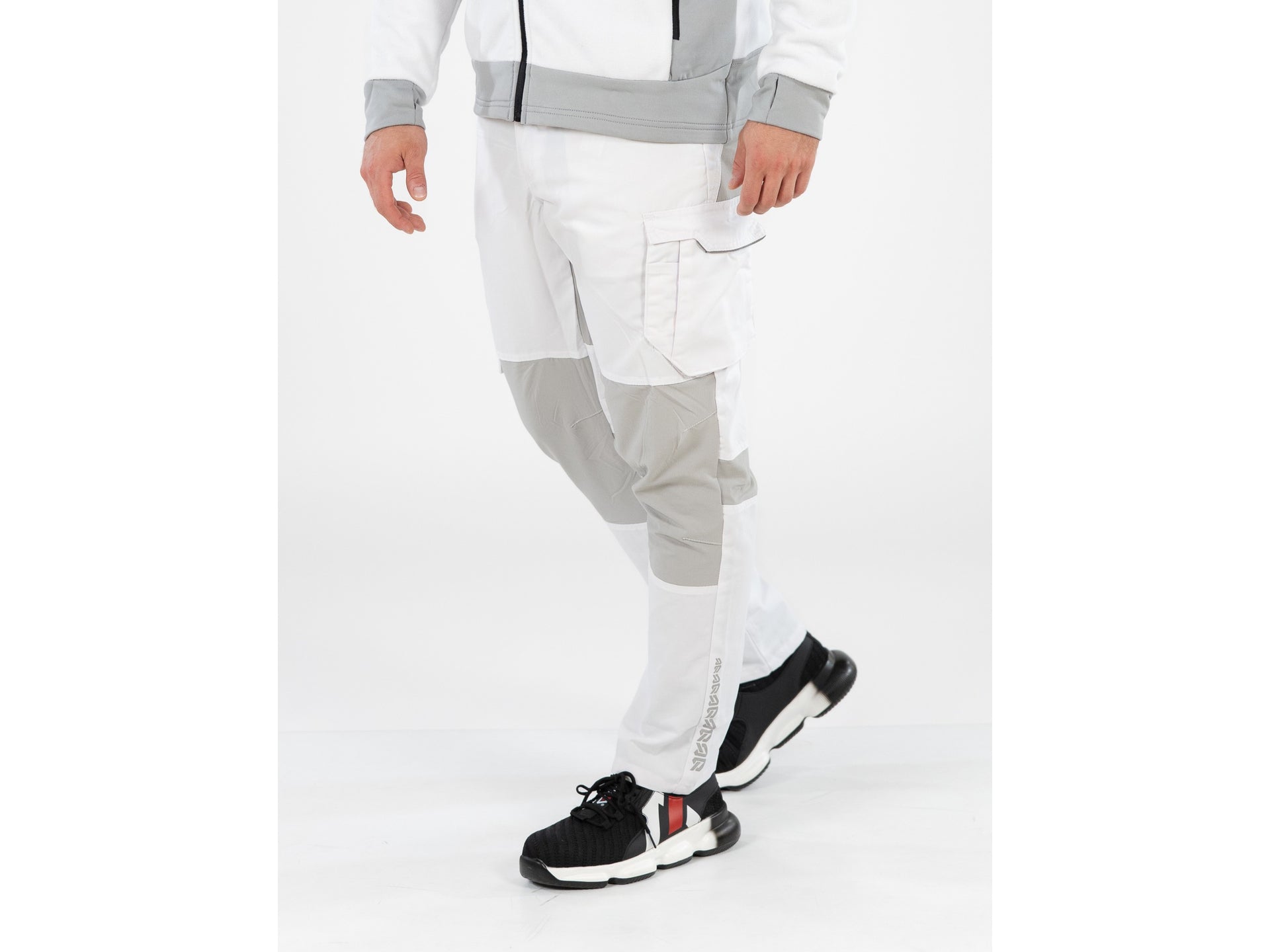 PANTALON DE LUCRU STRETCH. ALB S