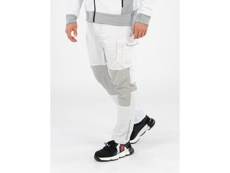 PANTALON DE LUCRU STRETCH. ALB. L