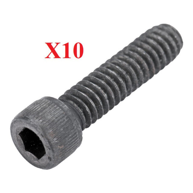 Set 10 suruburi cilindru drujba Husqvarna (32mm, Ø 6mm)