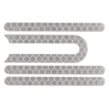 Set 4 stickere reflectorizante trotineta Xiaomi (gri)