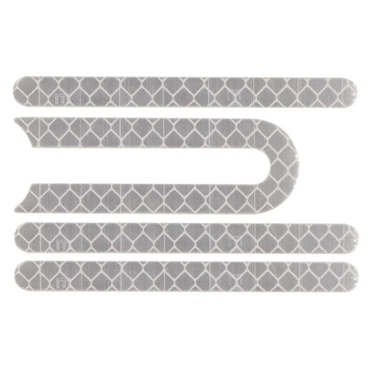 Set 4 stickere reflectorizante trotineta Xiaomi (gri)