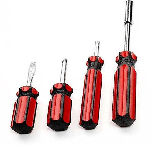 Set 4 surubelnite cu 19 accesorii