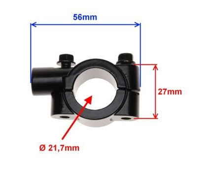 Set adaptor prindere oglinzi colier - surub (10 mm) 10 mm - vedere 3