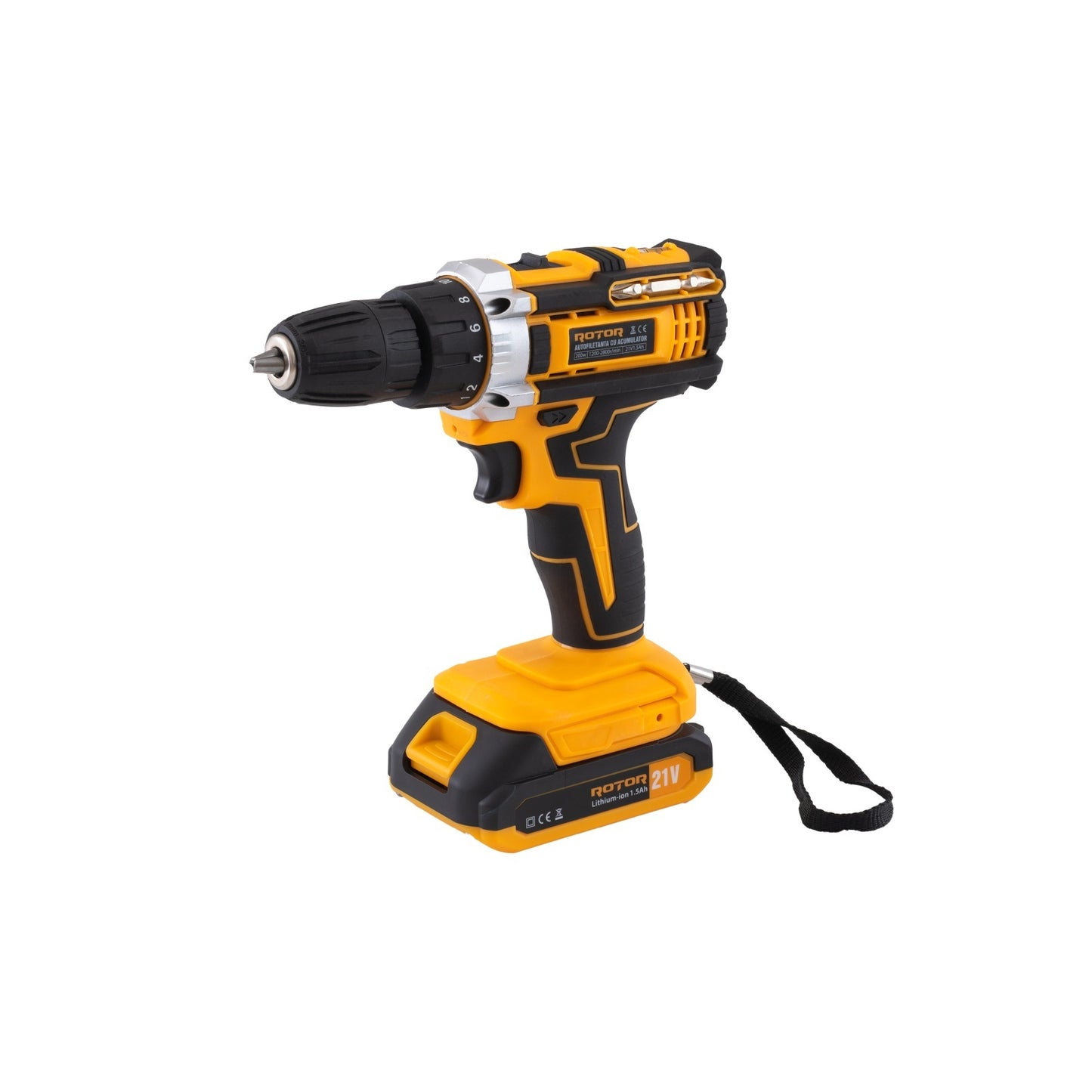 Set Autofiletanta cu Scule ROTOR RSET-AP21, 21V, 1.5Ah, 200W - detaliu 2