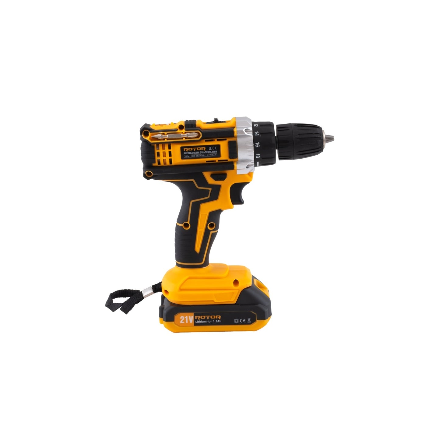 Set Autofiletanta cu Scule ROTOR RSET-AP21, 21V, 1.5Ah, 200W - detaliu 5