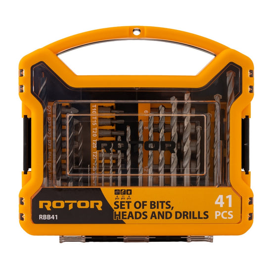 Set Biti Tubulare Burghie ROTOR RBB41, 41 piese, pentru bricolaj