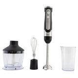 Set Blender Vertical 4 in 1 BOHM BHB-2780, 1200W, 2 Viteze, Lame Inox - imagine produs
